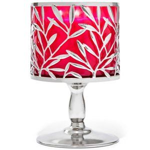 Bath & Body Works Vine Leaf 3-Wick Pedestal Candle Holder